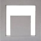 Forma De Artesanato Cobogó Abs U 29x29x3,5cm
