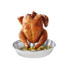 Forma de Assar Frango Peru Cheester Resistente Alumínio Assadeira Redonda