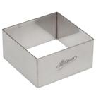 Forma de assar quadrada Ateco em aço inoxidável 7 x 3 cm de altura