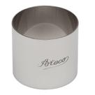 Forma de assar redonda Ateco em aço inoxidável 5 x 4,5 cm