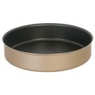 Forma de Bolo Assadeira Redonda Antiaderente nº24 Creme e Preto