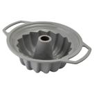 Forma de Bolo Vazada Antiaderente em Silicone com Alça Inox - Clink