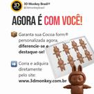 Forma de Chocolate Cocoa Labubu Pequeno - Edição Exclusiva 3D Monkey