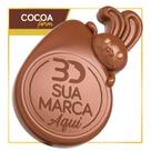 Forma de Chocolate Personalizada Coelhinho no Ovo Forma de Chocolate Personalizada Coelhinho no Ovo