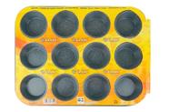 Forma De Ferro Fundido Antiaderente Para Cupcake Pao De Queijo 12 - 35cmx26cmx2,5cm