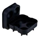 Forma De Gelo 4 Esferas De Silicone Preto 45Mm - Weck