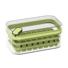 Forma De Gelo 64 Cubos Camada Dupla Recipiente Bandeja Verde