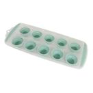 Forma de Gelo com Base Retrátil de Silicone Com 10 Cavidades