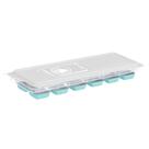 Forma de Gelo com Tampa Enche Fácil Base em Silicone Domni