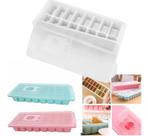 Forma De Gelo Com Tampa Plástico Retangular Cubo Forma De Gelo Com Tampa Plástico Retangular Cubo