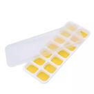 Forma de Gelo Cubo com Tampa Rígida e Fundo Flexível em Silicone