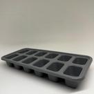 Forma de Gelo Cubos Individuais Com Tampa Flexível Plástico