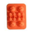 Forma de Gelo de Silicone em Formato de Ursinho - Bandeja Flexível e de Qualidade Alimentícia