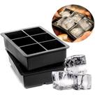 Forma de gelo grande big silicone 6 cubos forminha gigante whisky negroni drink bpa free