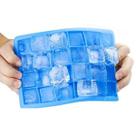 Forma de gelo Pequena de Silicone 24 cavidades Flexível Antiaderente Papinha Chocolate Molde