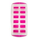Forma De Gelo Retangular Fundo Silicone - Rosa - Quanhe