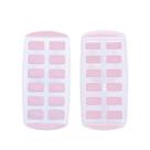 Forma de Gelo Rosa de Silicone 12 Cubos