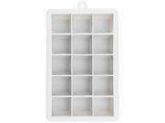 Forma de Gelo Silicone 15 Cubos Estruturada Oikos Colorida Forno Freezer