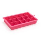 Forma de Gelo Silicone 15 Cubos Estruturada Oikos Colorida Forno Freezer