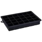 Forma De Gelo Silicone 24 Cubos 19,5x12,5x3cm Preto Weck Ret