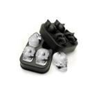 Forma De Gelo Silicone Caveira Para Drinks Premium
