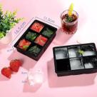 Forma de Gelo Silicone Grande 6 Cubos Forminha Flexível Drinks Whisky Chocolate Gelatina