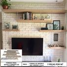 Forma de Gesso 3d Montada Tijolinho Rústico 38x38 Abs Molde Gesso/cim