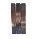 Forma de Molde para Piso Deck em ABS 2mm - 100cm x 10cm - Kit com 3 Bandejas