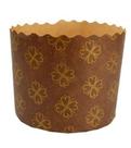Forma de panetone 250 gr marrom Ecopack cx c/ 2.400 unidadse