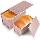 Forma de pão Pavarmy Pullman com tampa Capacidade de massa de 1 lb/0,5 lb x2