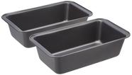 Forma de Pão Retangular Amazon Basics (24x13cm) - Cinza
