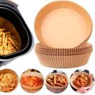 Forma de Papel Descartável Redonda 16cm para Fritadeira Elétrica Air Fryer 50 Pç