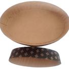 Forma de Papel Forneavel Mini Colomba Oval 500gr para Trotas Sobremsas Pão Artesanal. Caixa com 100 Unidades