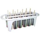 Forma de Picole Redondo Com Guia De Palito Aluminio 12 Picoles