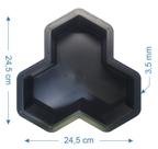 Forma De Piso Paver Bloquete 3 Pontas 6cm