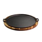 Forma de Pizza G com Suporte de Madeira