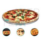 Forma de Pizza nº 35 de Alumínio Sustentável, Cozimento Uniforme, Fácil Limpeza e Durabilidade, Ideal para Uso Caseiro e Profissional