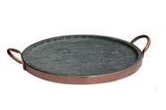 Forma de Pizza Pedra Sabão Grande 27 cm (cobre) - SÃO JOSÉ