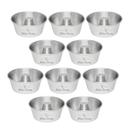 Forma De Pudim Bolo Redonda Com Furo 13 x 6 cm Altura Kit 10 Peças