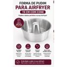 Forma de Pudim para Airfryer 19cm em Alumínio com Cone