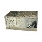 Forma de queijo inox para prensa retangular 1/2 KG