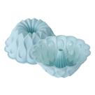 Forma de silicone 26cm para bolos formato Coroa 2500ml Azul Allonsy