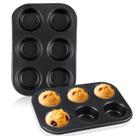 Forma De Silicone 6 Cavidades Cupcakes Muffin Petit Gateau