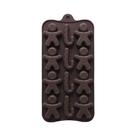 Forma De Silicone Antiaderente Para Chocolate, Biscoitos, Doces E Homem De Gengibre - Ferramenta De