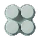 Forma De Silicone Antiaderente Para Fritadeira a Ar, Redonda, Com 4 Cavidades, Para Cozinhar Ovos E