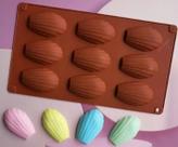 Forma De Silicone Biscoitos Madeleines Bolo Chocolate Doce