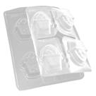 Forma de Silicone Cesto com Ovos - 5,5cm x 7cm - 4 Unidades