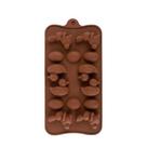 Forma de Silicone Coelhinhos e Ovos de Páscoa