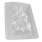 Forma de Silicone Coelho Diamantado - 10,2cm x 18cm