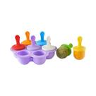 Forma De Silicone Com 7 Cavidades Para Picolé E Sorvete, Utensílio Doméstico Para Fazer Bolas De